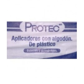 Aplicador Plástico con Algodón Protec c/3 c/100 Esteril