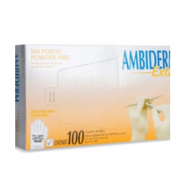 Guante Ambiderm Extra Libre de Polvo c/100