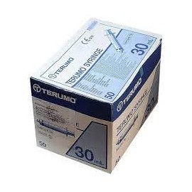 Jeringa Desechable Terumo 30ml c/50 pzs