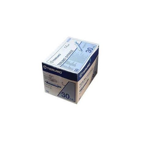 Jeringa Desechable Terumo 30ml c/50 pzs